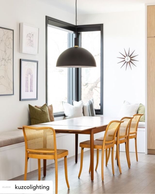The natural tones mixed with modern touches make this breakfast nook truly magical ✨ Featuring the Archibald pendant by @kuzcolighting • #kuzcolighting 

Designer - @designs_av
Builder - @alloy_homes
Photographer - @klassen_photography 

.
.

#distinctivelighting #lighting #lightingstore #lightingdesign #lightingshowrooms #lightingfixtures #lightingideas #home #homerenovation #homestyling #homeinspo #homedecor #homedesign #homeinterior #instahome #interiorstyling #design #decor #decortips #interiordecorating #interiordesign #hgtv #designtips #hometips #showroom #stcatharines #niagarafalls #fonthill 

.
.
.
Posted @withregram